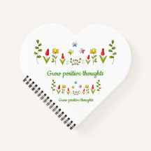 Cultiva flores de pensamientos positivos