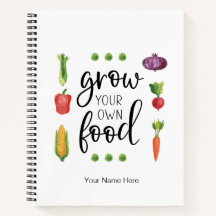 Cultiva Tu Propia Comida Acuarela Personalizable J
