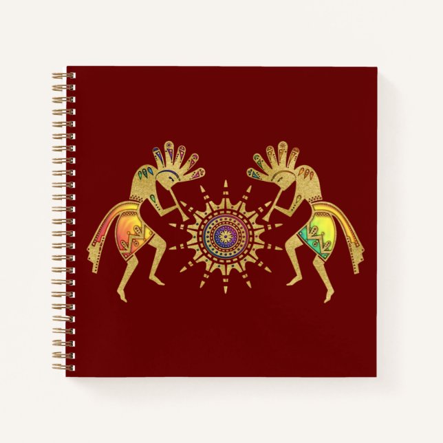 Cuaderno Cultura de los nativos estadounidenses - Baile sol (Anverso)