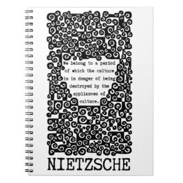Cuaderno CULTURA está en peligro, cita de Nietzsche