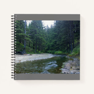 Cuaderno Cummins Creek en el Parque Estatal Neptune, OR