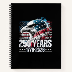 Cuaderno Cumpleaños 250 Aniversario de Estados Unidos Manga