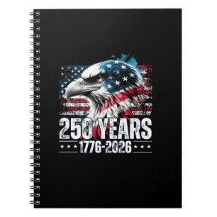 Cuaderno Cumpleaños 250 Aniversario de Estados Unidos Manga