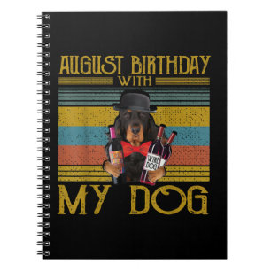 Cuaderno Cumpleaños De Agosto Con Mi Perro Gordon Setter 20