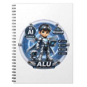 Cuaderno Cumpleaños de ATOMIVRA de Aluminio