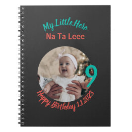 Cuaderno Cumpleaños de bebé personalizado con personalizado