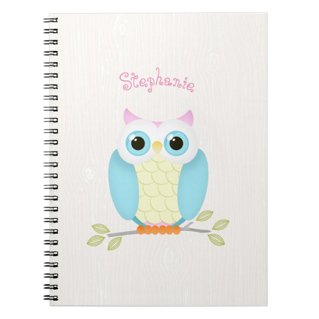Cuaderno Cumpleaños de Búho Dulce (Frente)