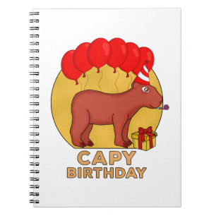 Cuaderno Cumpleaños de Capy