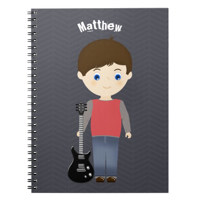 Cuaderno Cumpleaños de estrella de rock (Frente)