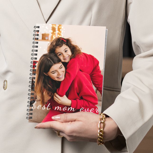 Cuaderno Cumpleaños de la mejor mamá con foto personalizada (Subido por el creador)