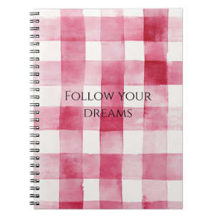 Cuaderno Cumpleaños de las franjas rojas blancas