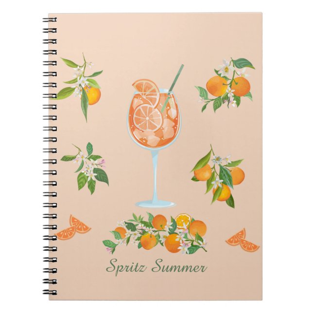 Cuaderno Cumpleaños de verano con Spritz (Frente)