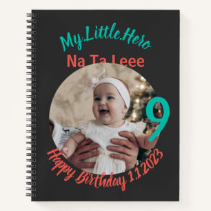 Cuaderno Cumpleaños del bebé personalizado con personalizac