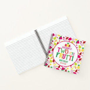 Cuaderno Cumpleaños divertido de frutas Tutti Frutti para d