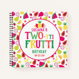 Cuaderno Cumpleaños divertido de frutas Tutti Frutti para d