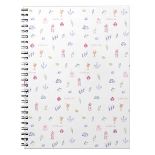 Cuaderno Cumpleaños minimalista italiano lindo