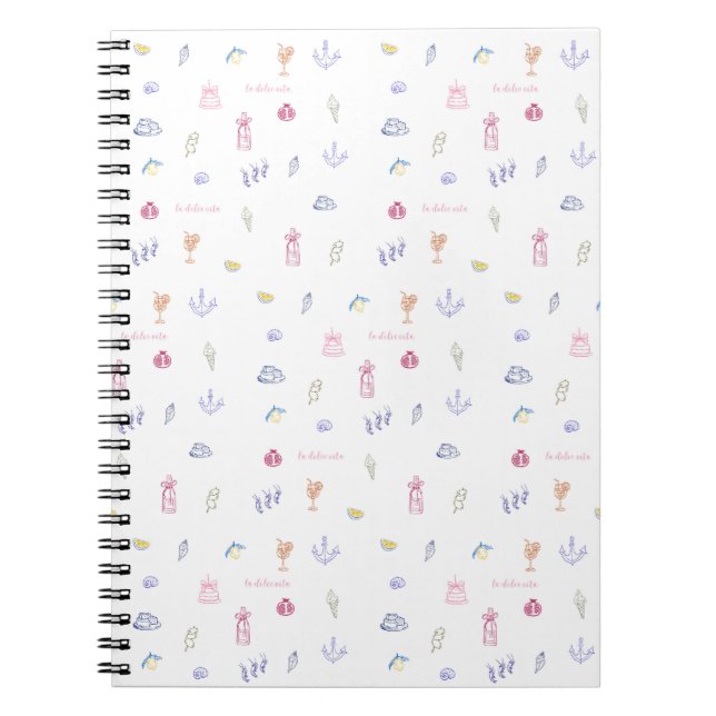 Cuaderno Cumpleaños minimalista italiano lindo (Frente)