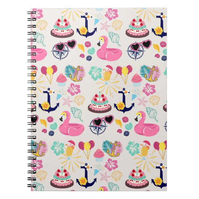 Cuaderno Cumpleaños Náutico Adorable (Frente)