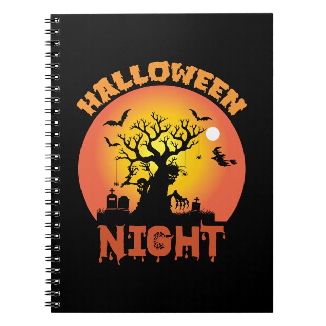 Cuaderno Cumpleaños Noche de Halloween (Frente)