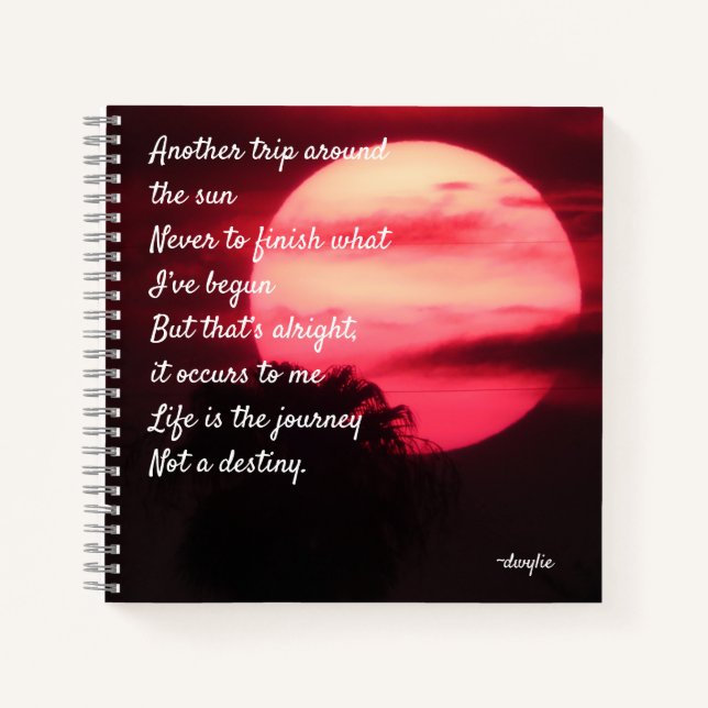 Cuaderno Cumpleaños - Otro viaje alrededor del sol (Anverso)