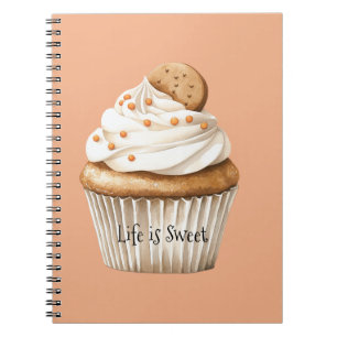Cuaderno Cupcake de glaseado de vainilla