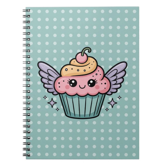 Cuaderno Cupcake Kawaii (Frente)