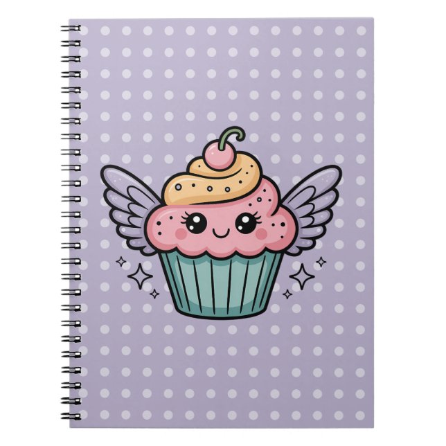 Cuaderno Cupcake Kawaii (Frente)