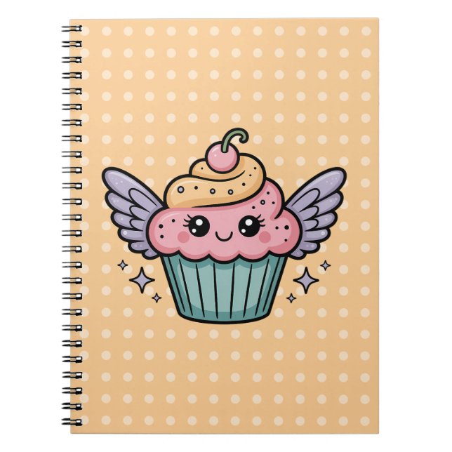 Cuaderno Cupcake Kawaii (Frente)