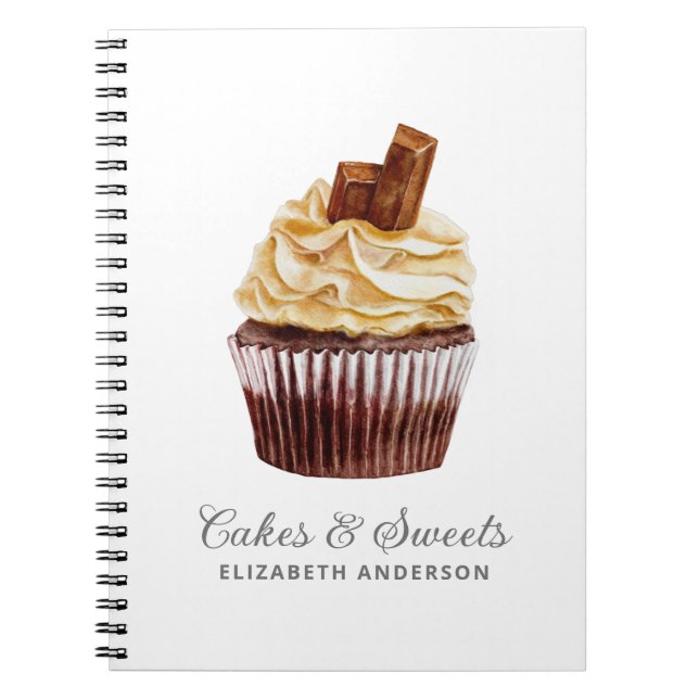 Cuaderno Cupcake Pastry Chef Panadería (Frente)