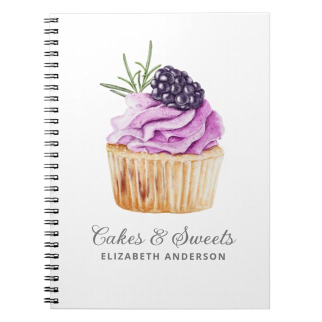 Cuaderno Cupcake Pastry Chef Panadería (Frente)