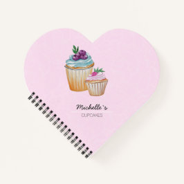 Cuaderno Cupcakes Y Frutas Acuarela