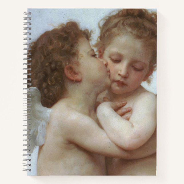 Cuaderno Cupid and Psyche as children - William Bouguereau (Anverso)