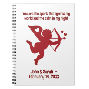 Cuaderno CUPID You are the spark that ignites my world and