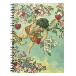 Cuaderno Cupidos del Día de San Valentín Victoriano Árbol d
