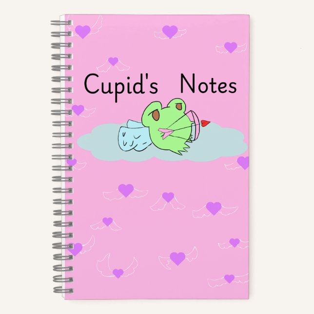 Cuaderno Cupid's notes notebook  (Anverso)