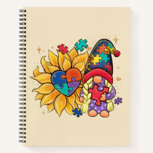 Cuaderno Cúpula, girasol y conciencia del autismo cardíaco