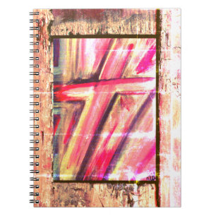 Cuaderno Curación de impresión de lienzo cruzado