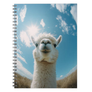 Cuaderno Curiosa Alpaca bajo el sol