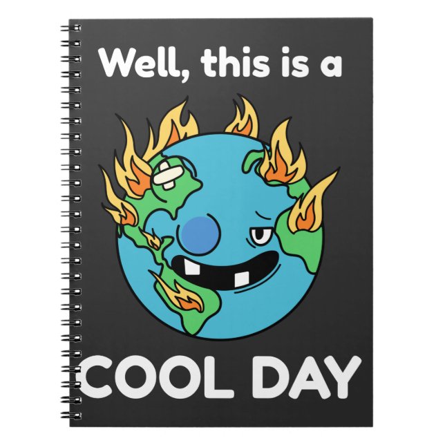 Cuaderno Curioso Calentamiento Global De La Tierra Este Es  (Frente)