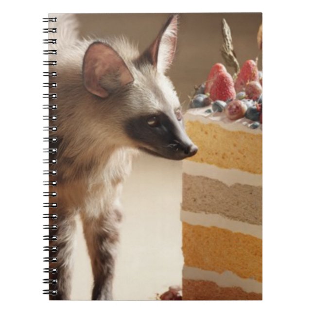 Cuaderno curioso de hiena (Frente)