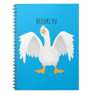 Cuaderno Curioso ilustracion de personalizado ganso domésti