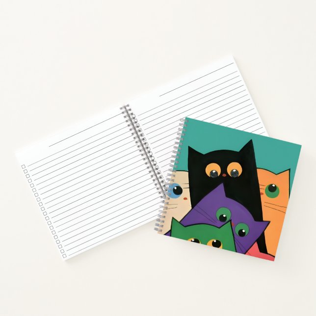 Cuaderno Curious Cats (Interior)