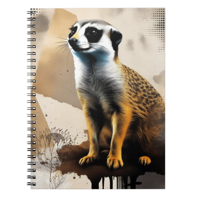 Cuaderno Curious Meerkat | Notebook Journal (Frente)
