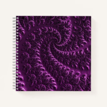 curva de hélice fractal morada 3d Mandelbrot