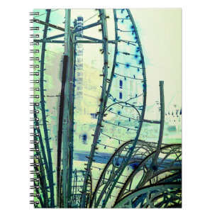 Cuaderno Curvas azules