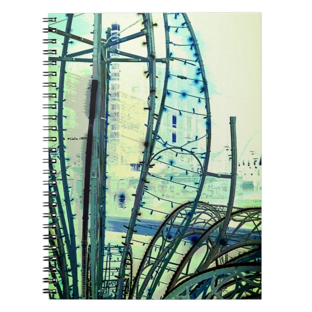 Cuaderno Curvas azules (Frente)