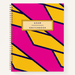 Cuaderno Cusotm Name Spiral Sketchbook Notebook