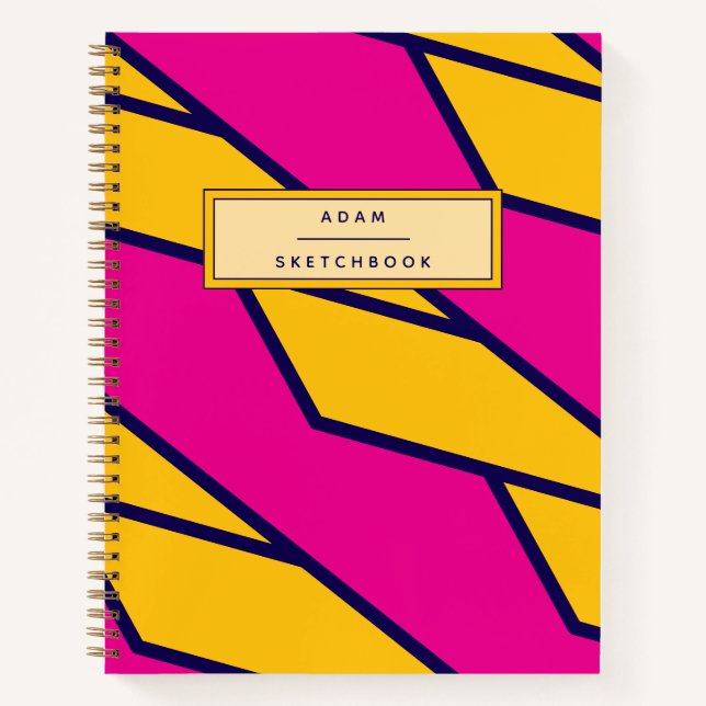 Cuaderno Cusotm Name Spiral Sketchbook Notebook (Anverso)