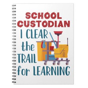 Cuaderno Custodio de la escuela que despejo el camino para 