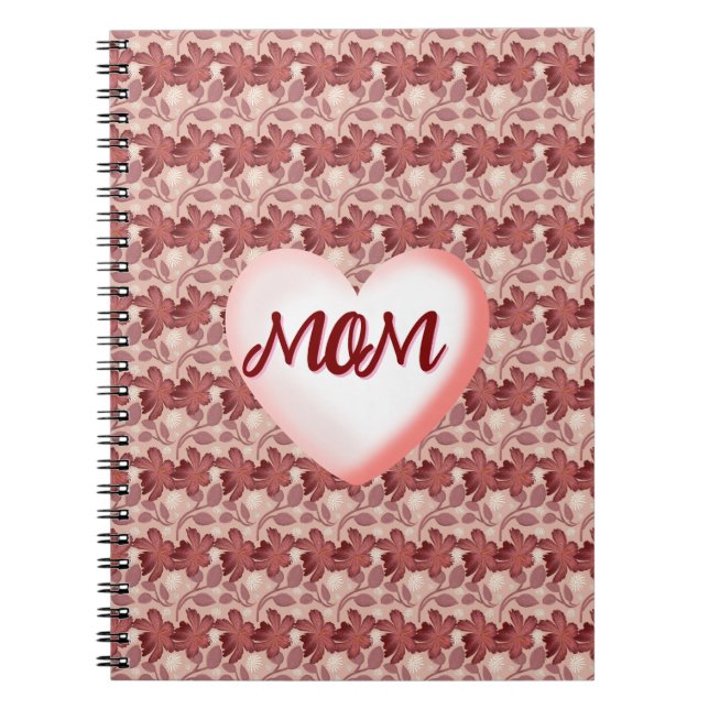 Cuaderno Custom and personalized floral gift for Mom (Frente)